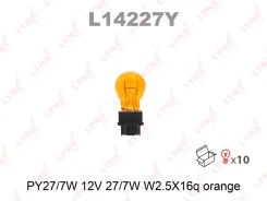 ����� PY27/7 12V W2,5X16Q Amber LYNXauto L14227Y L14227Y ����
