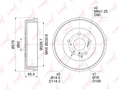 ������� ��������� | ��� | LYNXauto BM1185 BM1185 ����