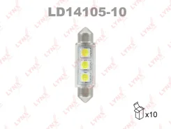����� ������������ LED C5W T11x41 12V SV8,5-8 SMDx3 7000K LYNXauto LD1410510 LD1410510 ����