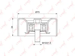 ����� �������� ���������� ����� LYNXauto PB7043 PB7043 ����