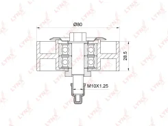����� �������� ���������� ����� LYNXauto PB7243 PB7243 ����