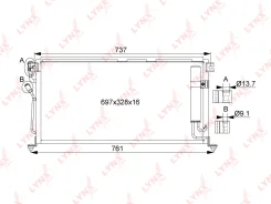 �������� ������������ � ���������� LYNXauto RC0077 RC0077 ����