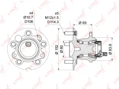 ������� ������ | ��� ����/��� | LYNXauto WH1175 WH1175 ����