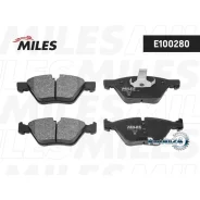 ������� ��������� BMW E90/E60 1.8-3.0 03- ���. SemiMetallic Miles E100280 E100280 ����