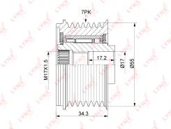 ����� ���������� ���� ���������� LYNXauto PA1173 PA1173 ����