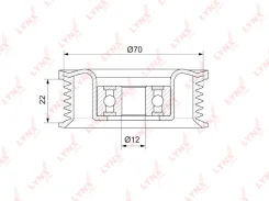 ����� �������� ���������� ����� LYNXauto PB7134 PB7134 ����