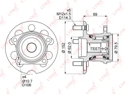 ������� ������ | ��� ����/��� | LYNXauto WH1076 WH1076 ����
