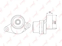 ����� �������� ���������� ����� LADA Largus LYNXauto PT3270 PT3270 ����