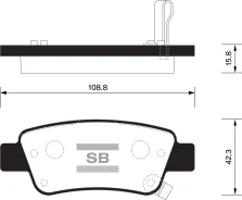 ������� ��������! ������ Honda CR-V 2.0/2.2D/2.4 06 SP1568SNS Sangsin Brake SP1568 SP1568 ����