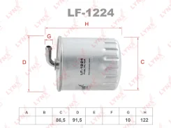 ������ ��������� Mercedes-BENZ C200CDI-270CDI(W203) 00 / CLK270CDI(C209) 02 / ML270CDI(W163) 99-05 / G270CDI(W463) 01 LYNXauto LF1224 LF1224 ����