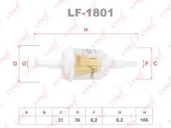 ������ ��������� LADA 2101-07/2108-099/2113-15/NIVA 2121/2131/Gazelle/Sobol LYNXauto LF1801 LF1801 ����