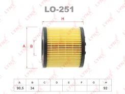 ������ �������� (��������) LYNXauto LO251 LO251 ����