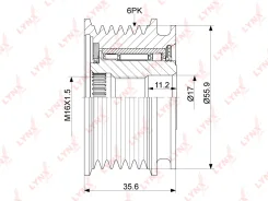 ����� ���������� ���� ���������� LYNXauto PA-1037 PA1037 ����