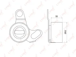 ����� �������� ����� ��� Toyota 2L+T_/3L/5L 88-05 / �1 LYNXauto PB1064 PB1064 ����