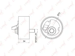 ����� �������� ����� ��� LYNXauto PB1056 PB1056 ����