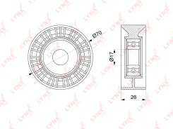 ����� �������� ���������� ����� LYNXauto PB5193 PB5193 ����