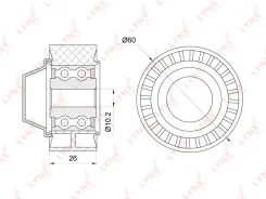 ����� �������� ���������� ����� LYNXauto PB7119 PB7119 ����