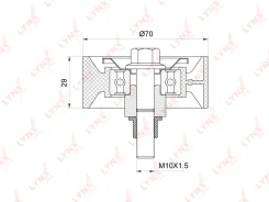 ����� �������� ���������� ����� LYNXauto PB7111 PB7111 ����
