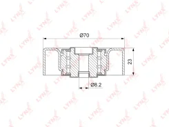 ����� �������� ���������� ����� LYNXauto PB7129 PB7129 ����