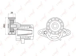 ���������� ����� ��������� ������������ LADA Largus LYNXauto PT3037 PT3037 ����