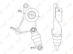 ����� �������� ��������� ������������ Toyota Avensis(T22/5) 2.0-2.4 00-08 / Camry(V30/40) 2.0-2.4 01-11 / RAV 4 II-III 2.0-2.4 00 / Alphard 2.4 08 / H...