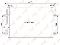 �������� ������������ LYNXauto RC0133 RC0133 ����