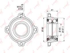 ���������� ������� ������! BMW E39 all 95 �-�� LYNXauto WB1005 WB1005 ����
