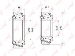 �������� ���������� ������� ������ | ����� | Mercedes-Benz C-Class (W203, W204) 00-13 LYNXauto WB1282 WB1282 ����