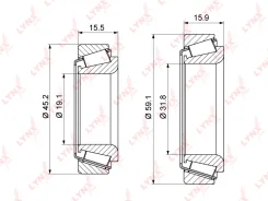 ��������� ������� ������ �-� 2��. | ����� | LYNXauto WB1378 WB1378 ����
