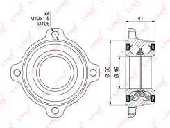 ������� ������ | ��� ����/��� | LYNXauto WB1472 WB1472 ����