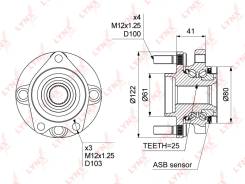 ������� ������ | ����� ����/��� | 4*100 LYNXauto WH1011 WH1011 ����
