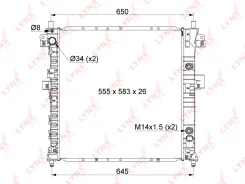 �������� ���������� ������ AT SsangYong Kyron (DJ) (06-16) G23D, D20DT (4AT, 6AT) / Actyon (�J) (05-10) G23D, D20DT (4AT, 6AT) LYNXauto RB1115 RB1115...