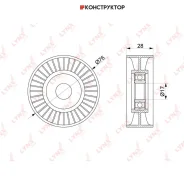 ����� �������� ���������� ����� Lynxauto PB5313 PB5313 ����