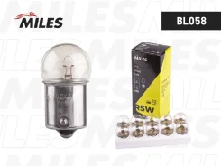 ��������� R5W BA15s, 12V, 5W (��. -10 ��. ) (BL058) (Miles) BL058 ����