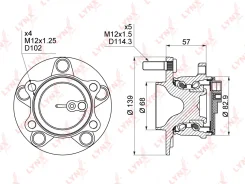 ������� ������ | ��� ����/��� | LYNXauto WH1496 WH1496 ����