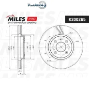 ���� ��������� OPEL Astra 04-10/Meriva 03-10 ���. (� ���������) PRO Miles K200265 K200265 ����