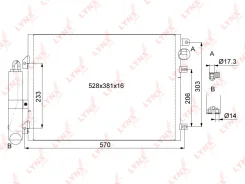 �������� ������������ � ���������� LYNXauto RC0416 RC0416 ����