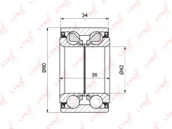 ��������� ������� LYNXauto WB-1248 WB1248 ����