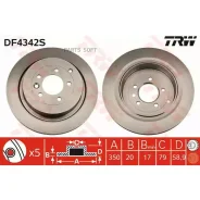 ���� ��������� ������! Land Rover Discovery III 4.4 04 TRW DF4342S DF4342S DF4342S ����