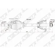 ������ � ����� Renault Logan 04-16 / Sandero 09-22 (�������/ �����) SAT RN-5-9001, ����� �������� RN59001 ����