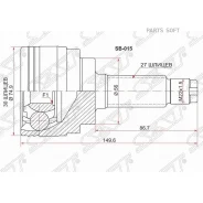 ���� (�������/ �����) Subaru Forester 97-02 / Impreza 92-07 SAT SB-015, �������� SB015 ����