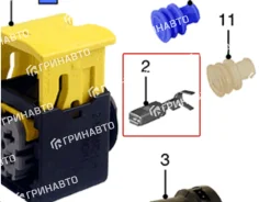 ������� ������� 2.8 / 0.5-1.0 ��2 (AMP MCP) ���� (CuNiSi/Pre-Tin) [1784459] 1784459 ����