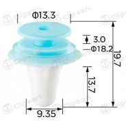 ������ �������, �����/�����. �������: AS-392white blue 67771-30060 Clipsart AS392����������� ����