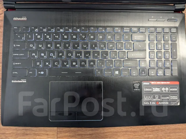 MSI GE62. 15.6", 2,9����, ��� 16 ��, ���� 1 250���, WiFi: 1, Bluetooth: 1, ����������� �� 2��. ����