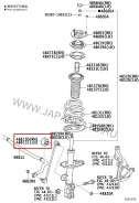 ������ ������������� Toyota Sai 2009-2018 ���. ��������. ����� 48815-75040 ����