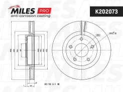 ���� ��������� �������� (����� PRO � ���������������� ���������) D296��. ������������� Nissan Qashqai 07-/X-Trail 07-/Renault Koleos 08- (TRW DF4964...
