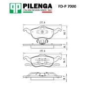 ������� ��������� �������� Pilenga, ��������, �������� �� ��� (4 ��), ���. FD-P 7000 FDP7000 ����