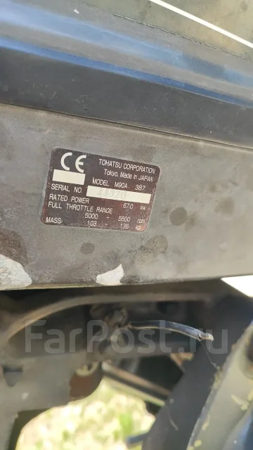 Tohatsu. 90��.�., 2-�������, ����������, ���� L (508 ��), 1997 ��� ����