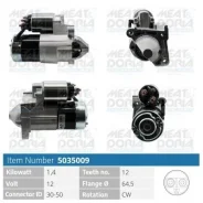 ������� 12V 1,4KW Dacia Logan (LS), Renault Clio II 1.5 dCi Meat Doria 5035009 5035009 ����