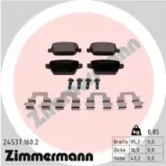 ������� �������� ! ����. 95x43x16 Ford Focus/Galaxy/Kuga/Mondeo 06, Land Rover Freelan Zimmermann 24537.160.2 245371602 ����
